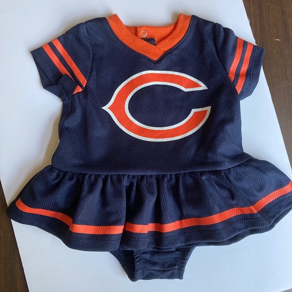 Chicago Bears Football Newborn Baby Girls 2pc Jersey Outfit Official NFL Gear - Picture 1 of 6